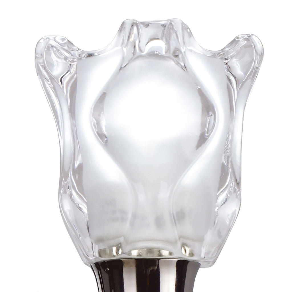 M8581BC/S/1 Amel Wall Lamp Switched 2 Light Black Chrome