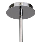 M8621/1 Amel Telescopic Convertible To Semi Flush 6 Light Polished Chrome