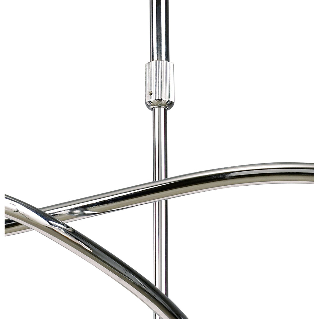 M8621/1 Amel Telescopic Convertible To Semi Flush 6 Light Polished Chrome