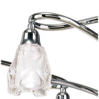M8621/1 Amel Telescopic Convertible To Semi Flush 6 Light Polished Chrome
