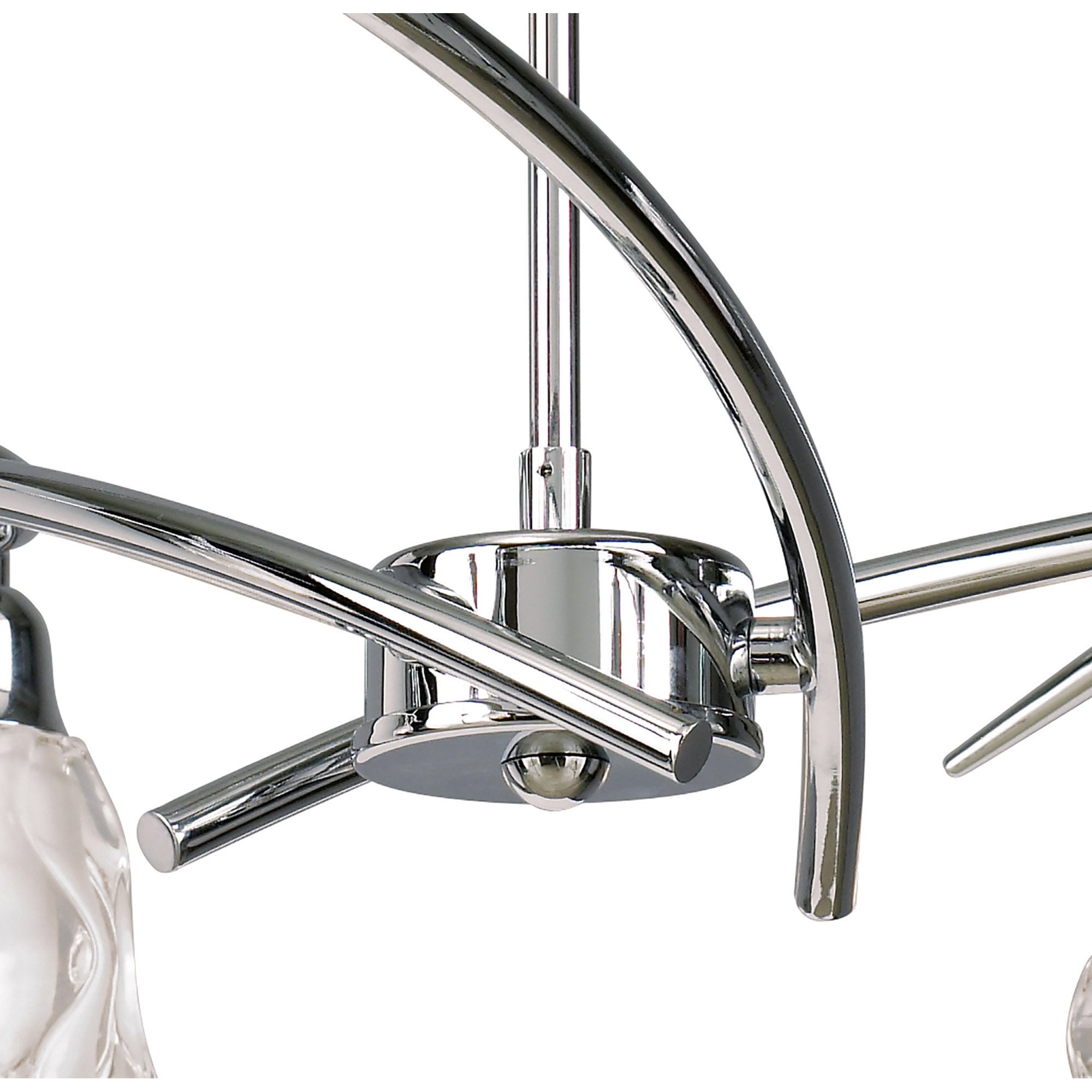M8621/1 Amel Telescopic Convertible To Semi Flush 6 Light Polished Chrome