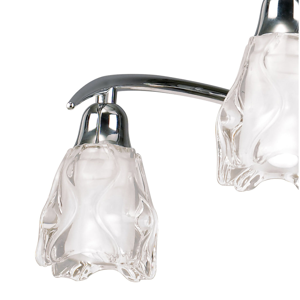 M8621/1 Amel Telescopic Convertible To Semi Flush 6 Light Polished Chrome