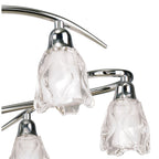 M8621/1 Amel Telescopic Convertible To Semi Flush 6 Light Polished Chrome