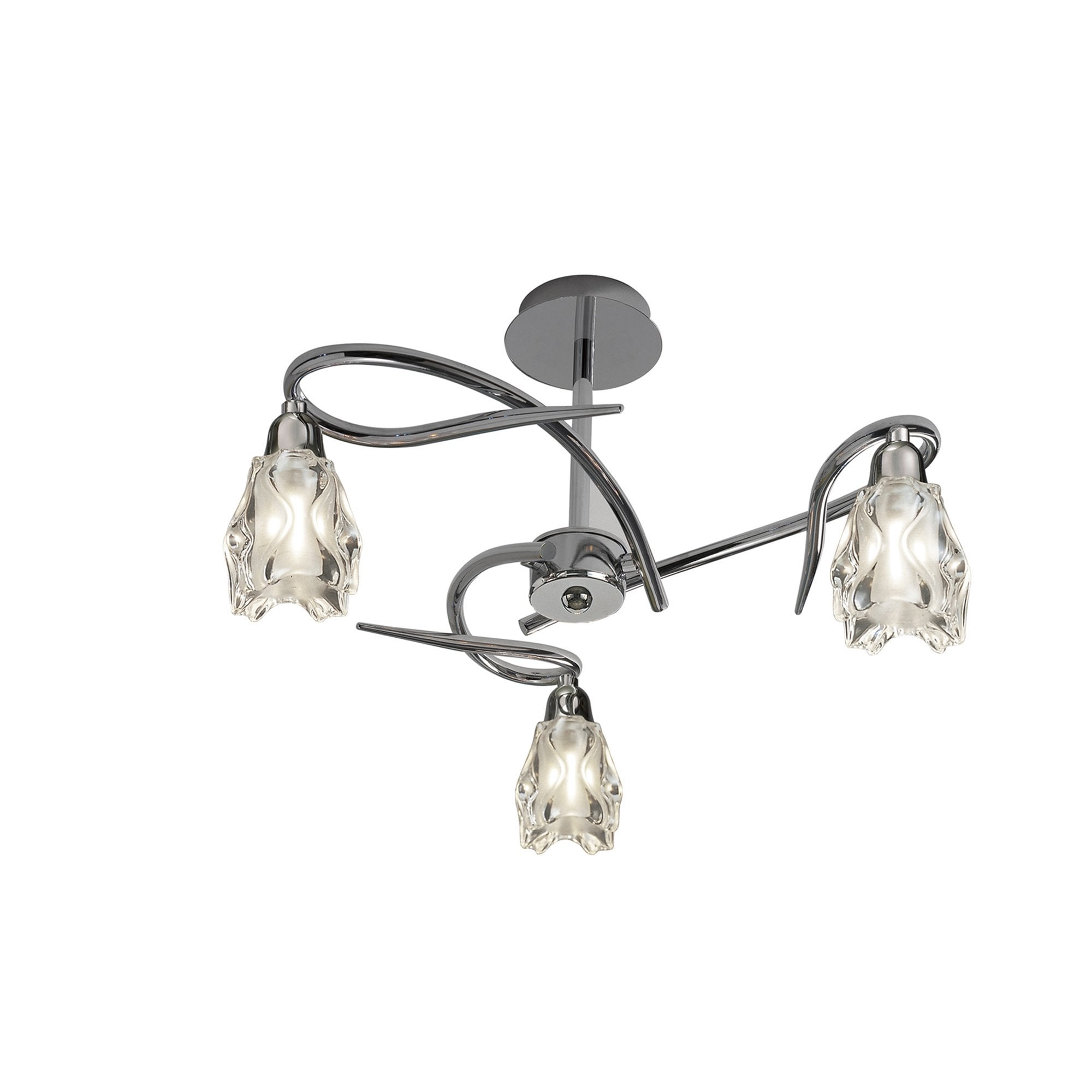 M0623 Amel Ceiling E14 3 Light Polished Chrome