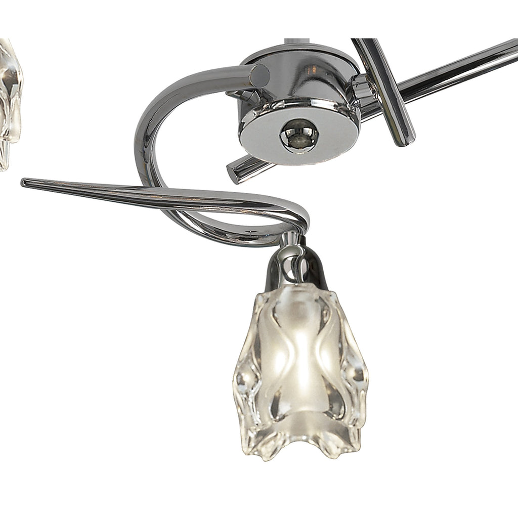 M0623 Amel Ceiling E14 3 Light Polished Chrome