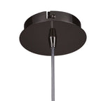 M8626BC/1 Amel Pendant 1 Light Black Chrome