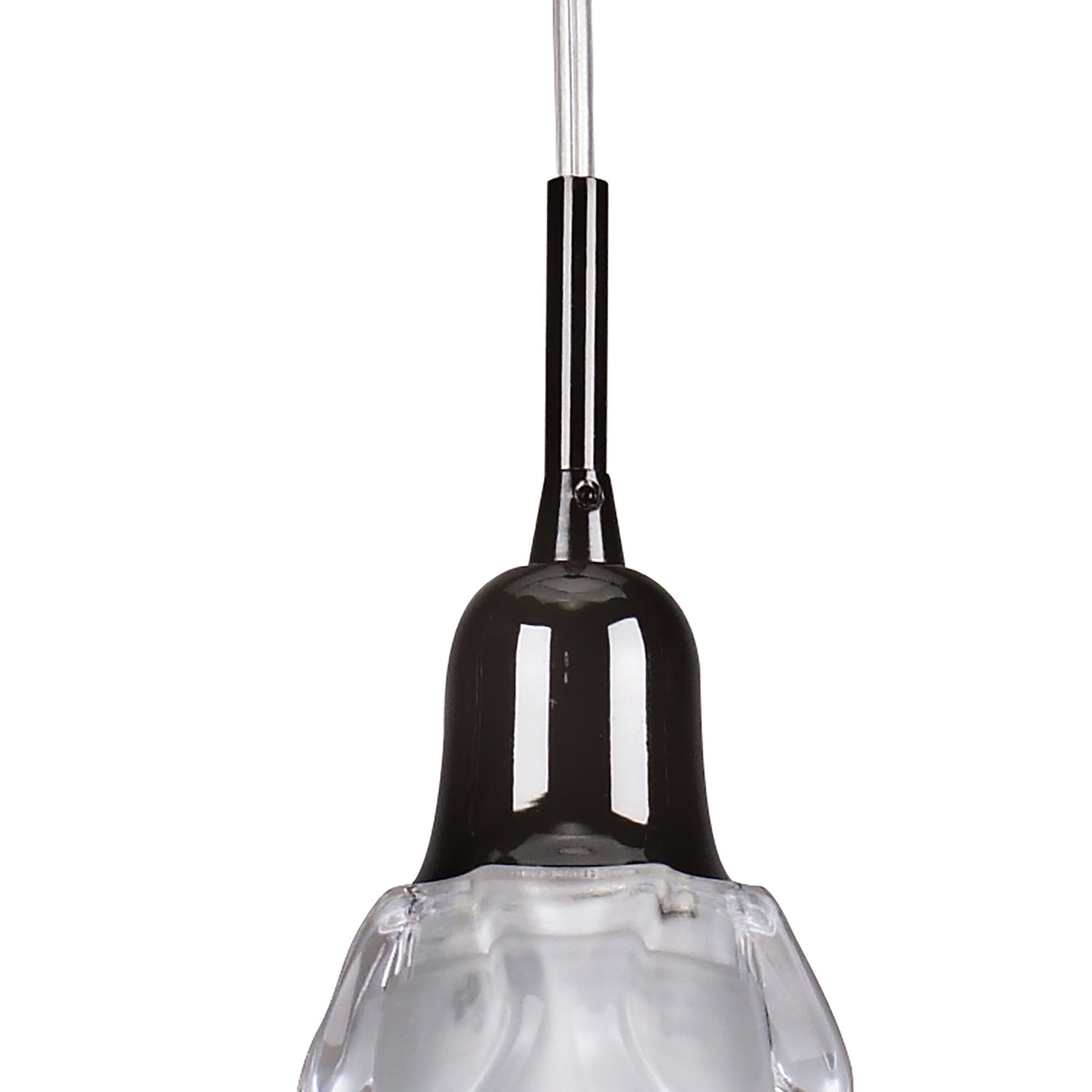 M8626BC/1 Amel Pendant 1 Light Black Chrome