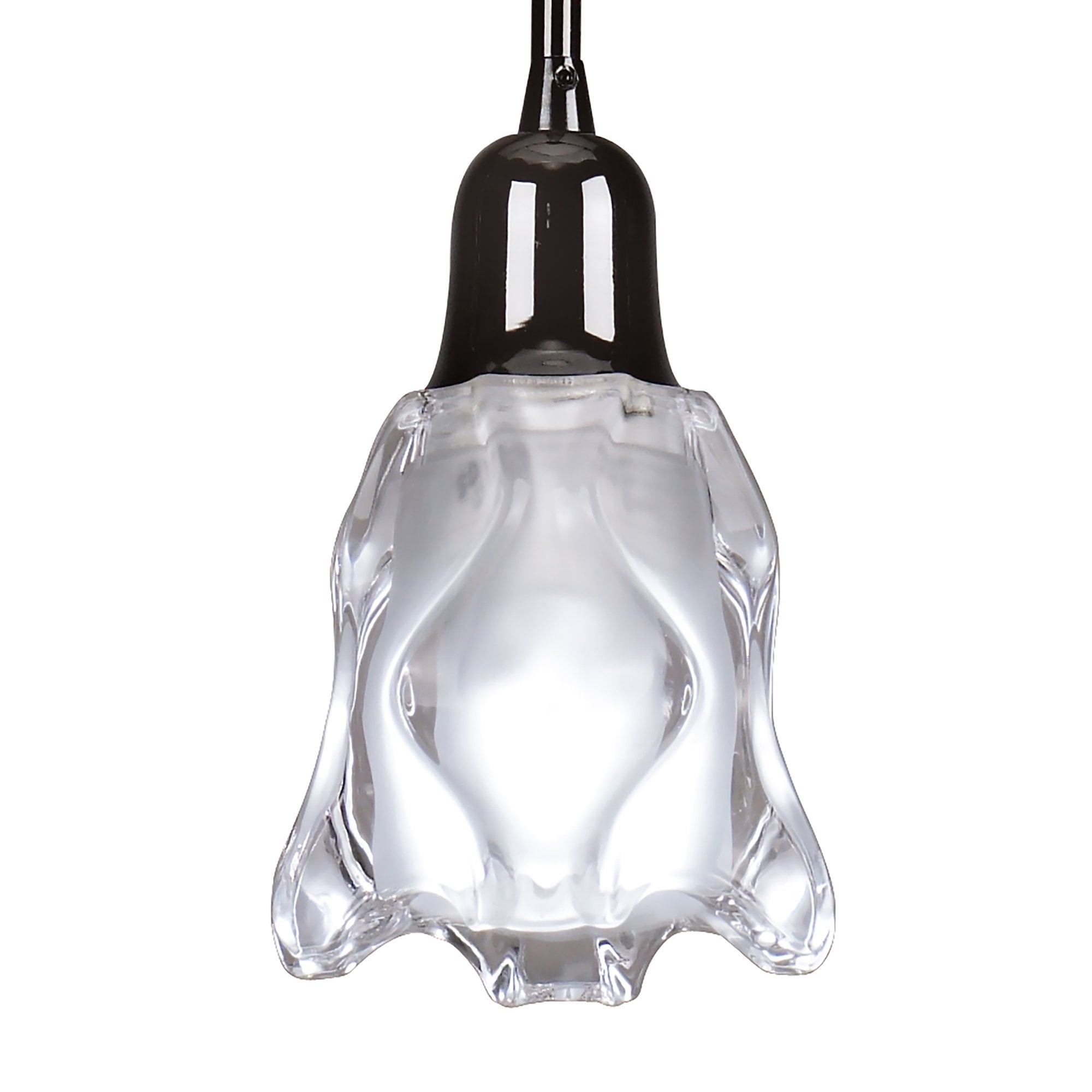 M8626BC/1 Amel Pendant 1 Light Black Chrome