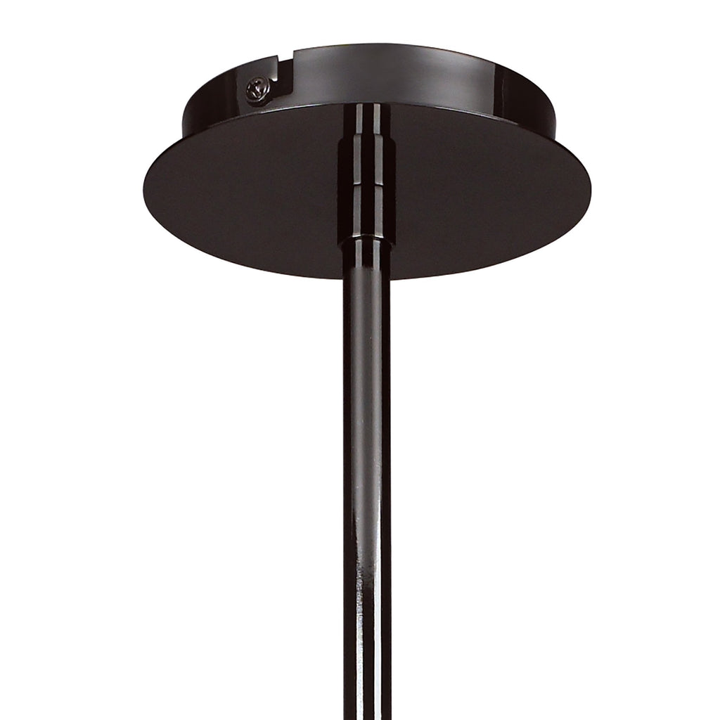 M8622BC/1 Amel Telescopic Convertible To Semi Flush 4 Light Black Chrome