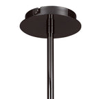 M8622BC/1 Amel Telescopic Convertible To Semi Flush 4 Light Black Chrome