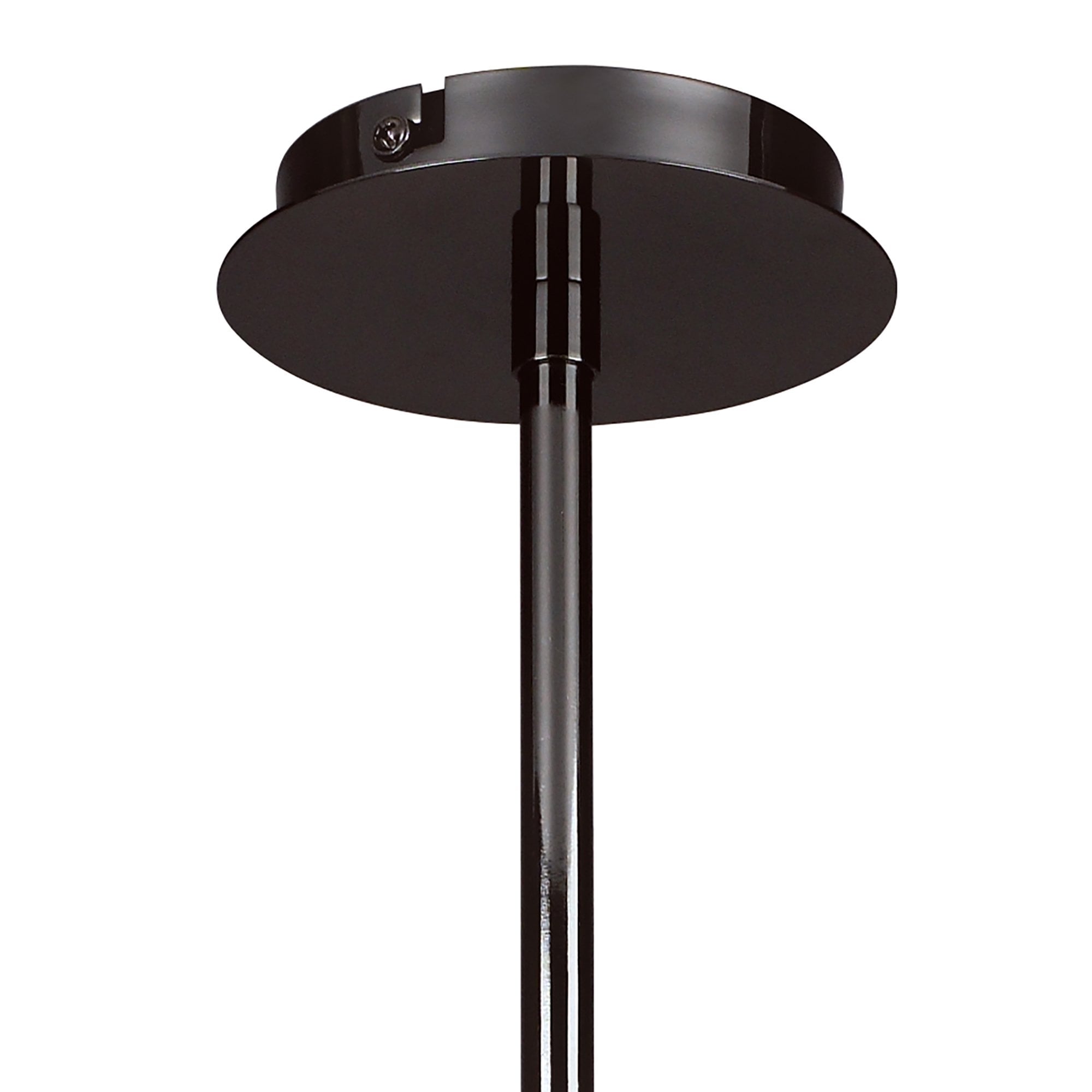 M8622BC/1 Amel Telescopic Convertible To Semi Flush 4 Light Black Chrome