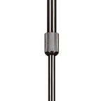 M8622BC/1 Amel Telescopic Convertible To Semi Flush 4 Light Black Chrome