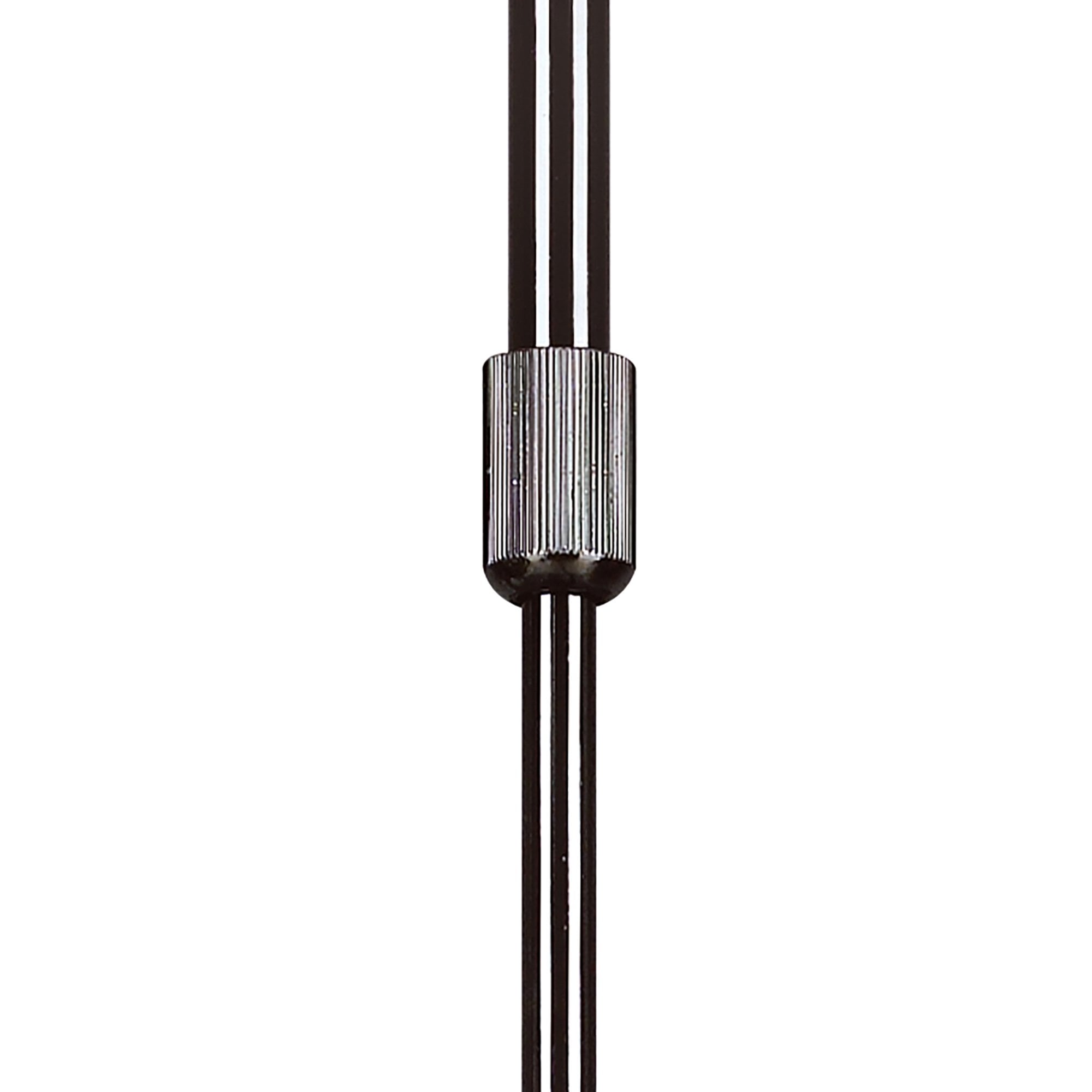 M8622BC/1 Amel Telescopic Convertible To Semi Flush 4 Light Black Chrome