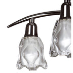 M8622BC/1 Amel Telescopic Convertible To Semi Flush 4 Light Black Chrome