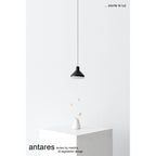 M7310 Antaras 1 Light Pendant 8W LED Black