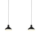M7312 Antaras 3 Light Linear Bar Pendant 24W LED Black