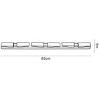 M37008 Arco Linear Ceiling 6 Light G9 Satin Nickel