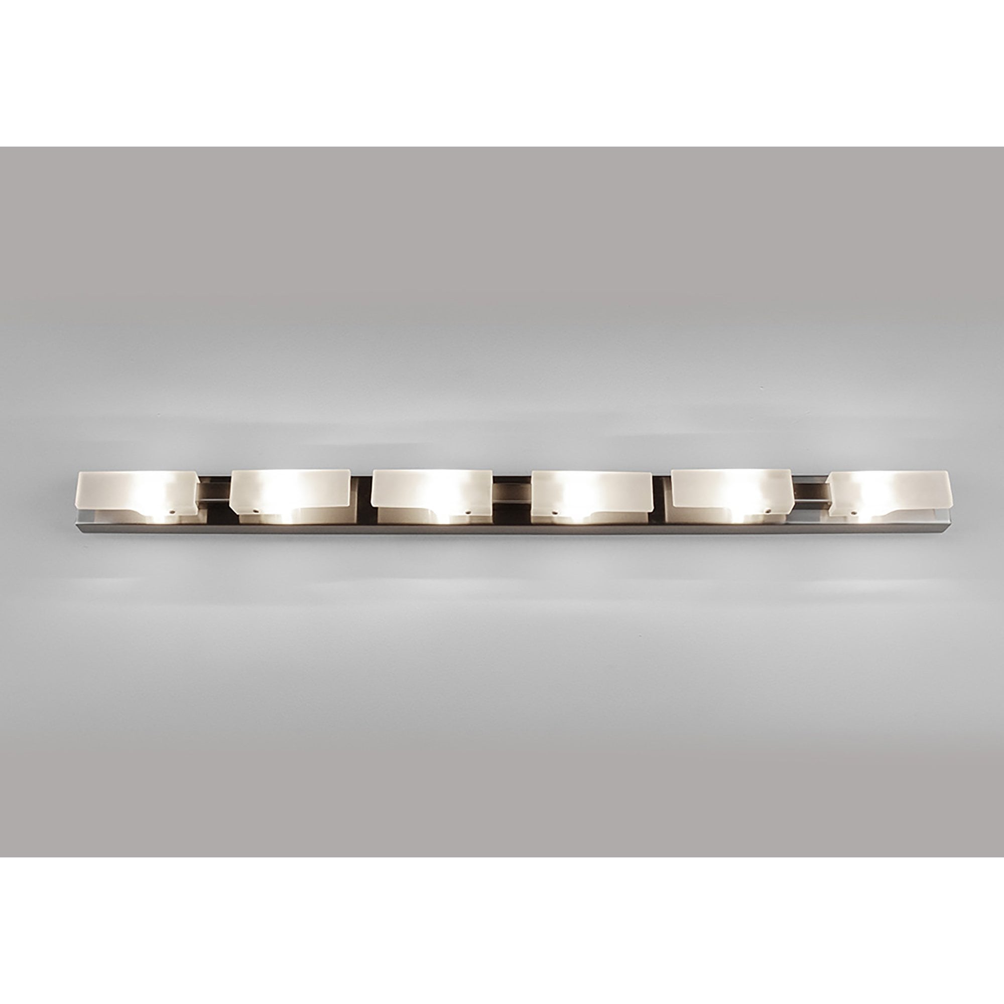 M37008 Arco Linear Ceiling 6 Light G9 Satin Nickel