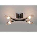 M37004 Arco Ceiling 4 Light G9 Satin Nickel