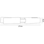 M37007 Arco Wall 2 Light G9 Satin Nickel