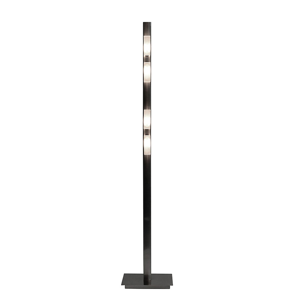 M37011 Arco 4 Light G9 Floor Lamp Satin Nickel
