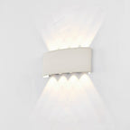 M7814 Arcs Outdoor Wall Lamp 8W LED Sand White