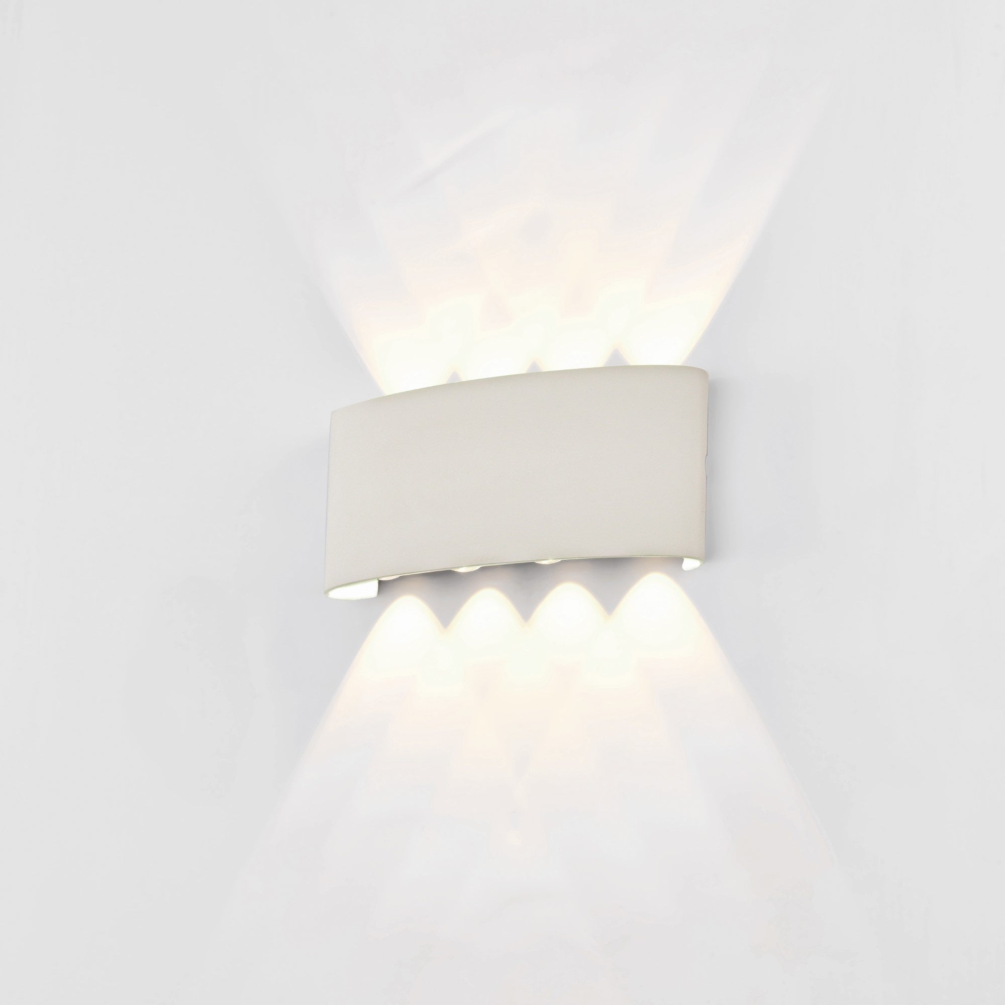 M7814 Arcs Outdoor Wall Lamp 8W LED Sand White