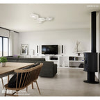 M6644 Area Ceiling 1 Light Sand White