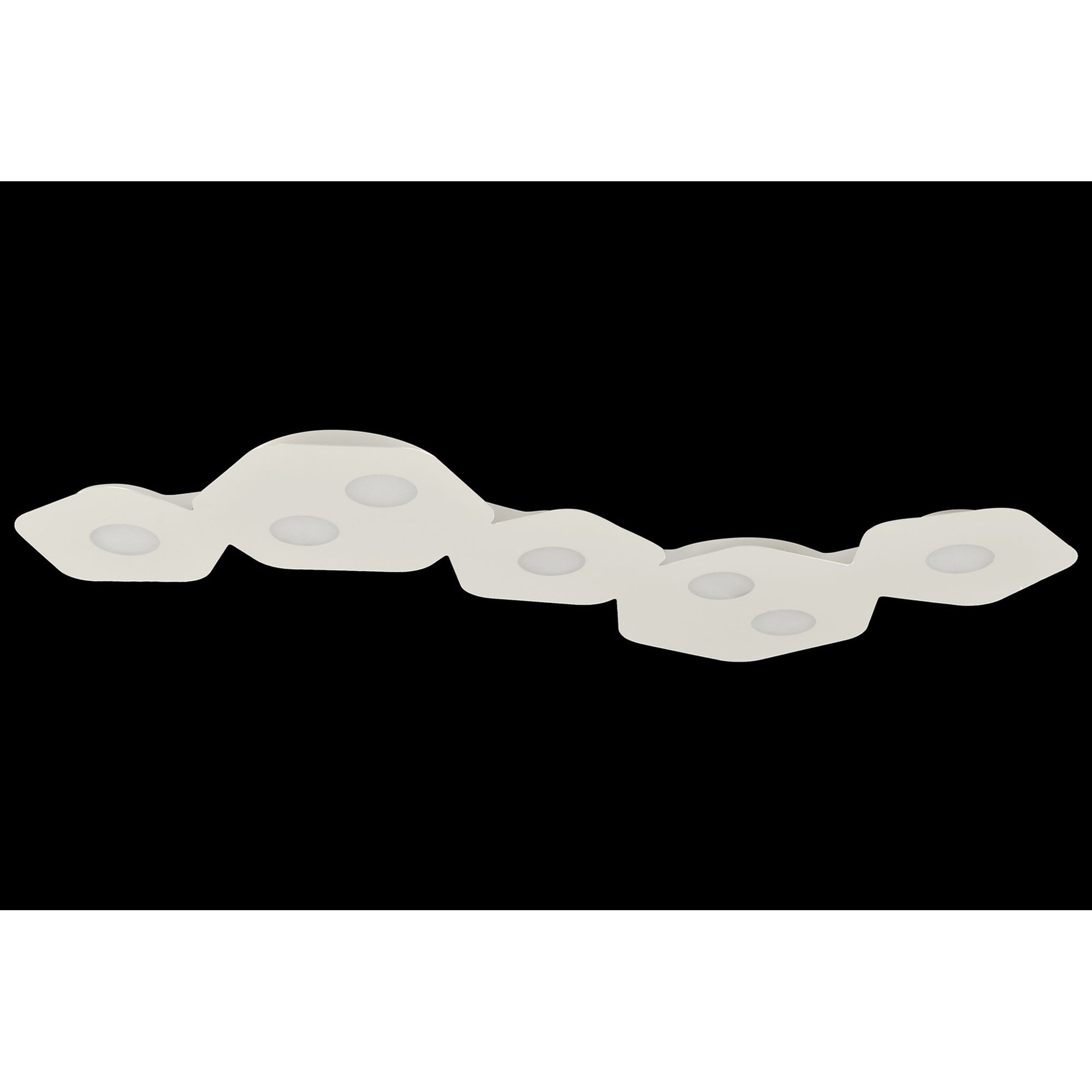 M6640 Area Linear Ceiling 7 Light Sand White