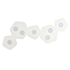 M6640 Area Linear Ceiling 7 Light Sand White