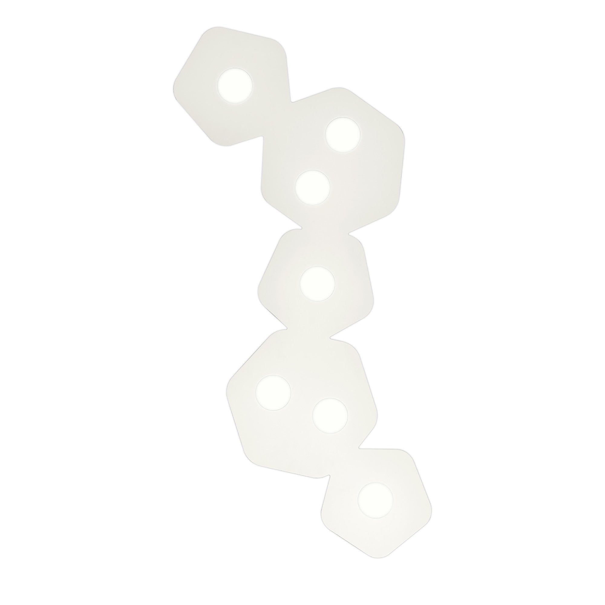 M6640 Area Linear Ceiling 7 Light Sand White