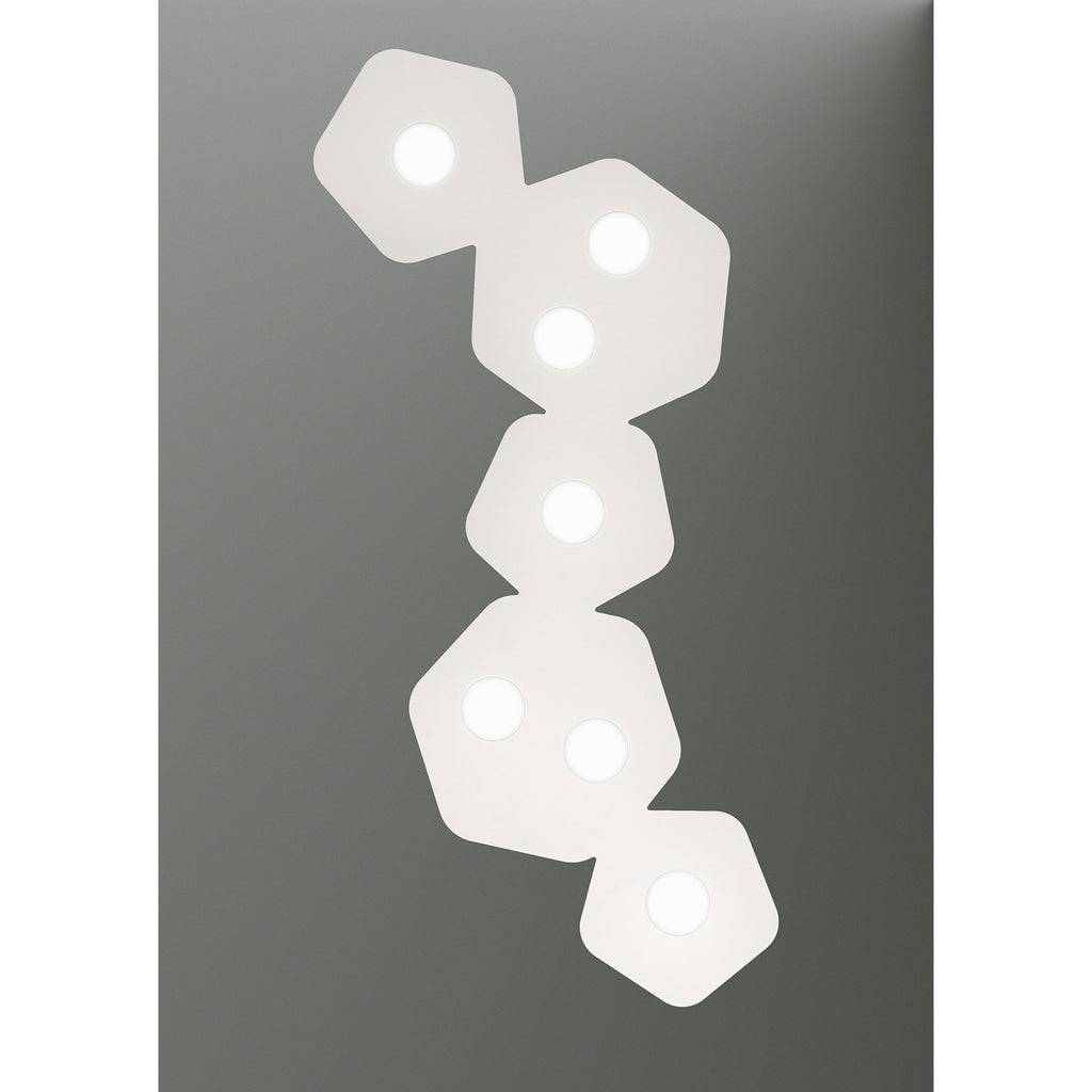 M6640 Area Linear Ceiling 7 Light Sand White