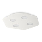 M6642 Area Ceiling 4 Light Sand White