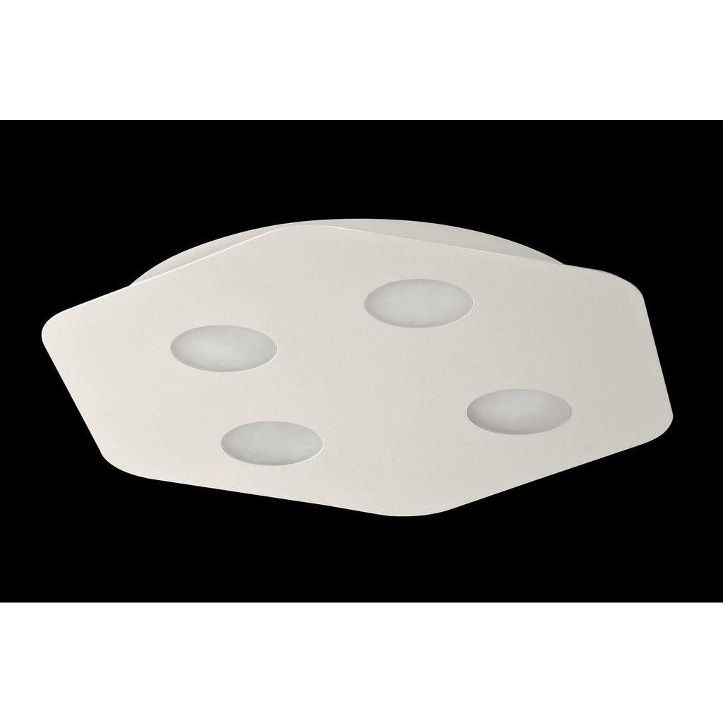 M6642 Area Ceiling 4 Light Sand White