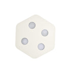 M6642 Area Ceiling 4 Light Sand White