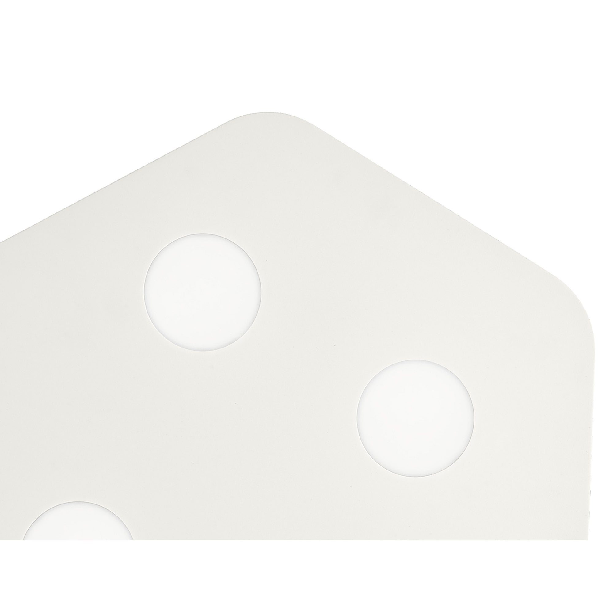 M6642 Area Ceiling 4 Light Sand White