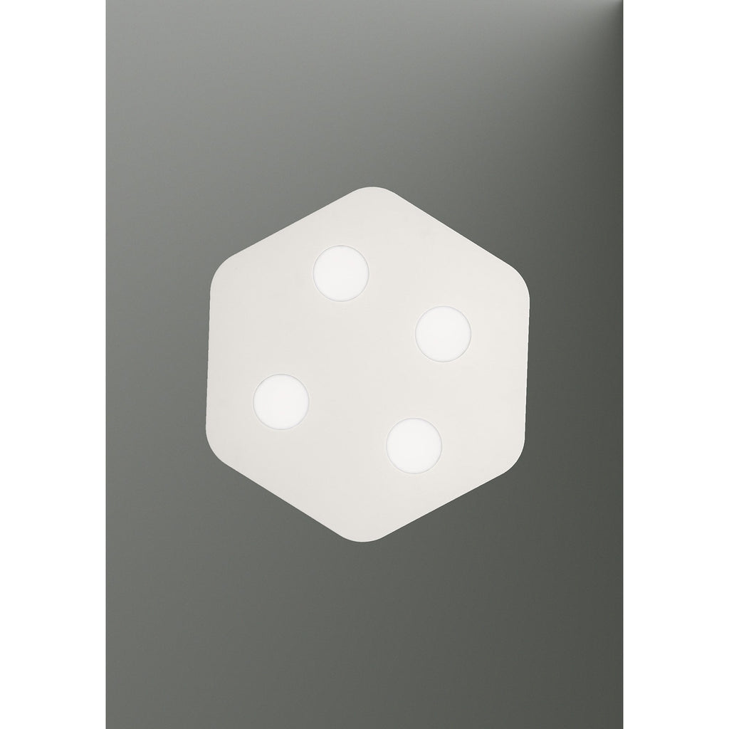 M6642 Area Ceiling 4 Light Sand White