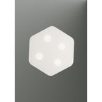 M6642 Area Ceiling 4 Light Sand White