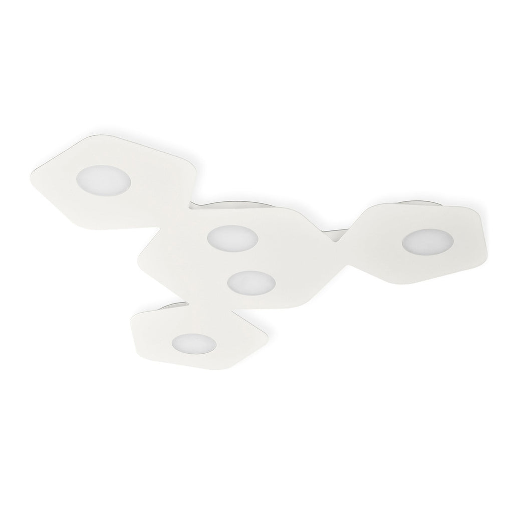 M6641 Area Ceiling 5 Light Sand White