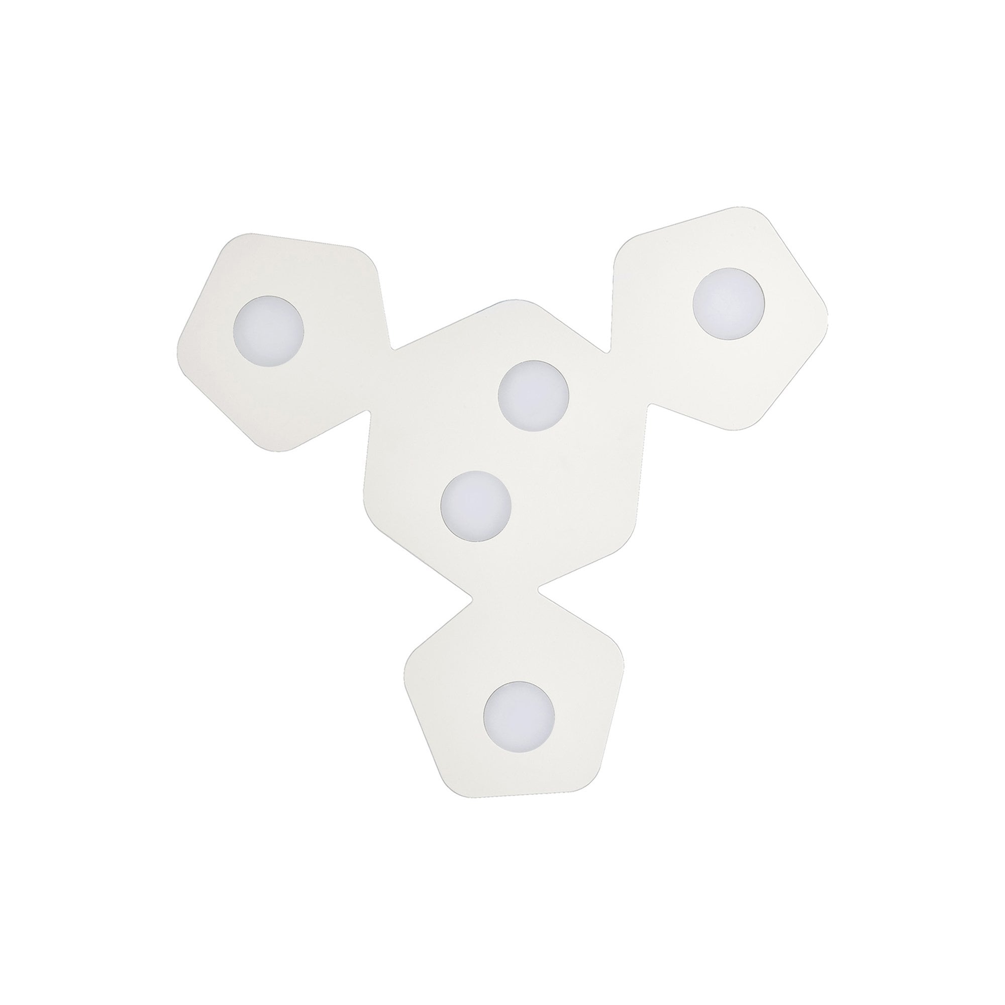M6641 Area Ceiling 5 Light Sand White