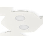 M6641 Area Ceiling 5 Light Sand White
