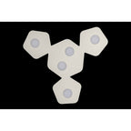M6641 Area Ceiling 5 Light Sand White