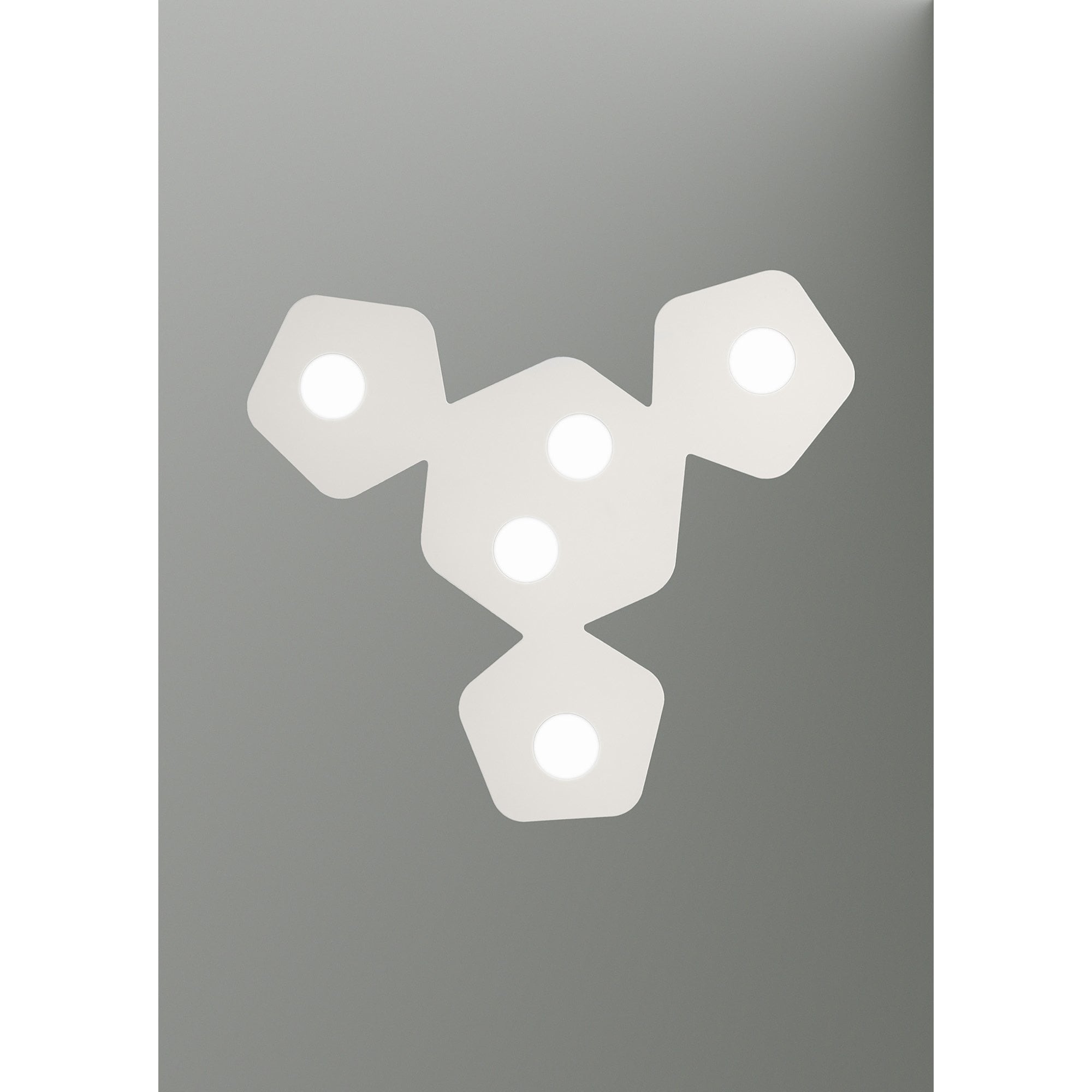 M6641 Area Ceiling 5 Light Sand White