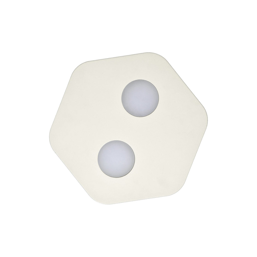 M6643 Area Ceiling 2 Light Sand White