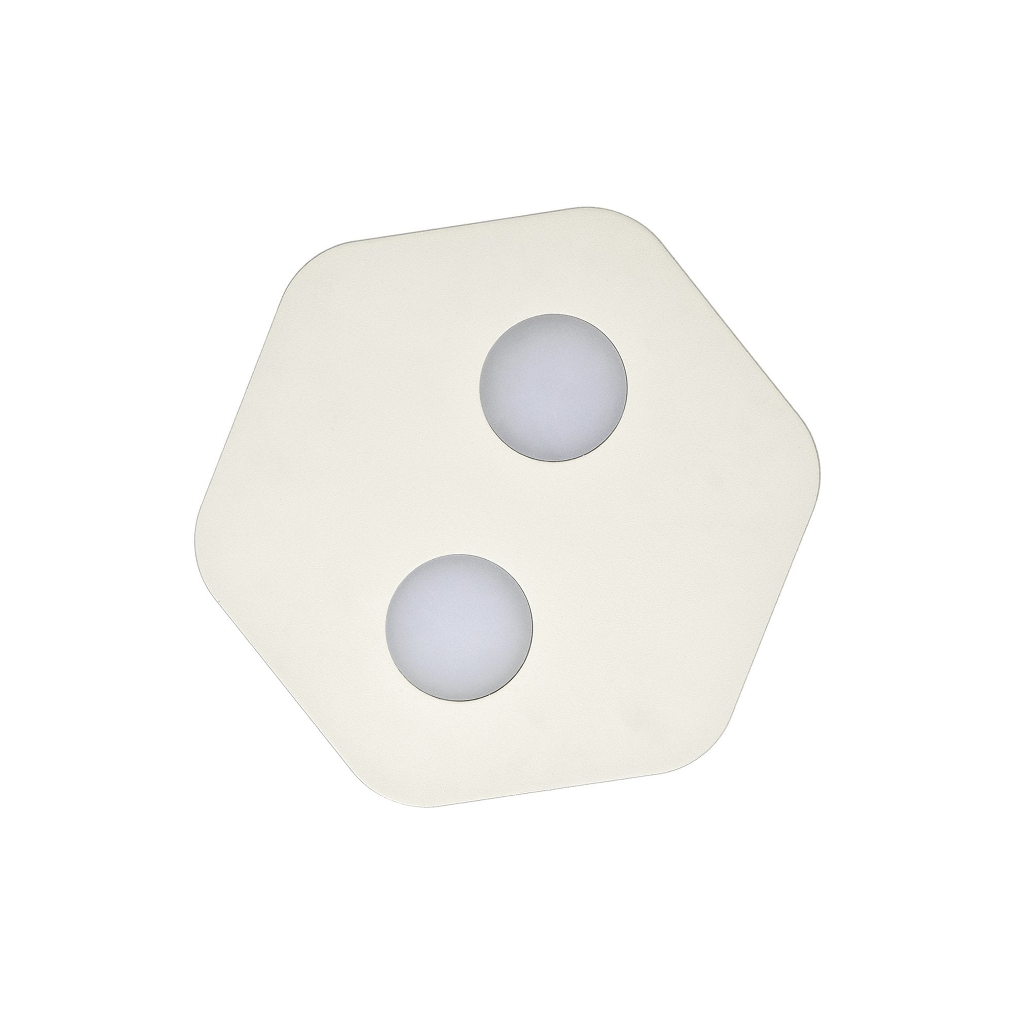 M6643 Area Ceiling 2 Light Sand White