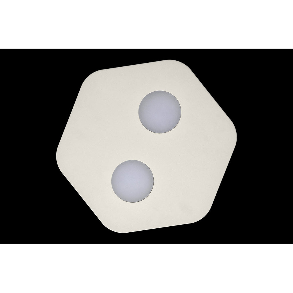 M6643 Area Ceiling 2 Light Sand White