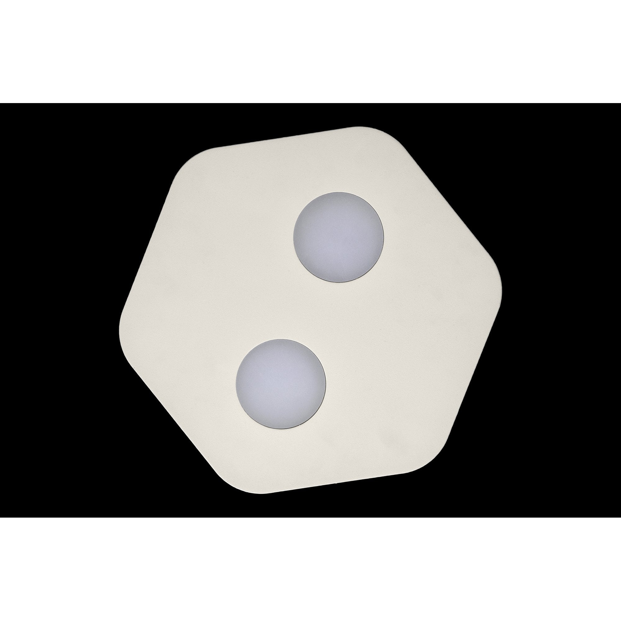 M6643 Area Ceiling 2 Light Sand White