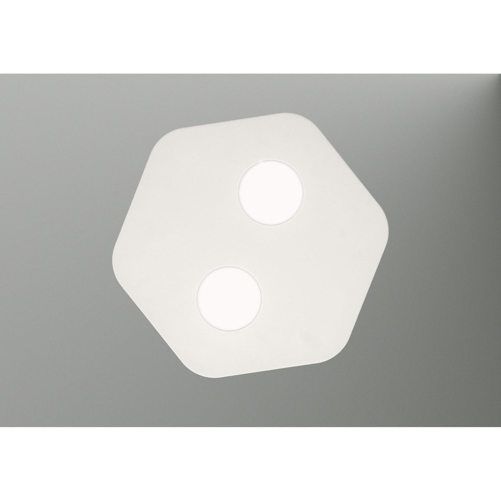 M6643 Area Ceiling 2 Light Sand White