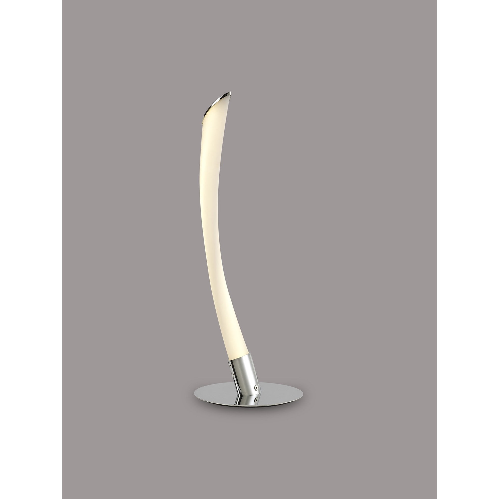 M6729 Armonia 1 Light Table Lamp 10W LED Polished Chrome/Frosted Acrylic