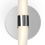 M6727 Armonia Wall Lamp Wave 12W LED Polished Chrome/Frosted Acrylic